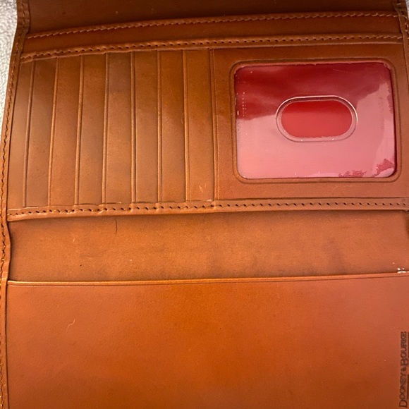 Dooney & Bourke Black Patent Leather Shoulder Handbag & Wallet EUC - Picture 9 of 14